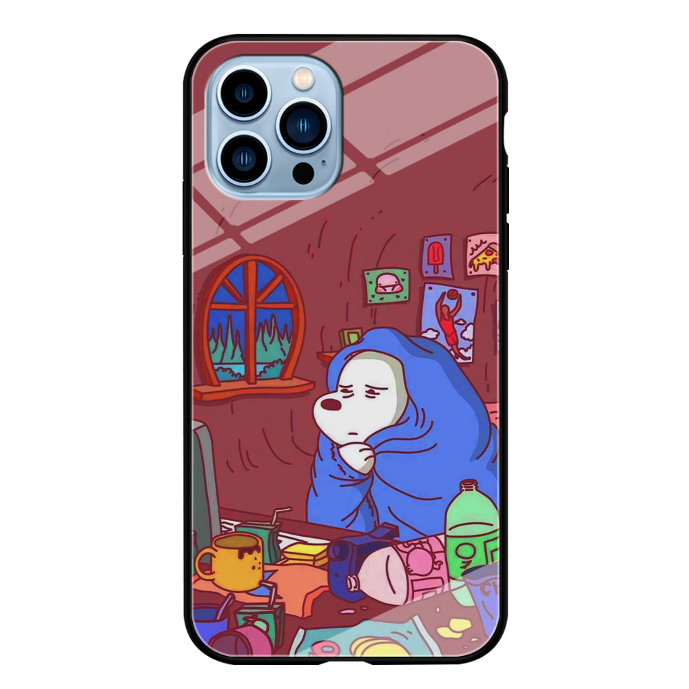 Bare Bear Ice Wacth Film iPhone 13 Pro Case
