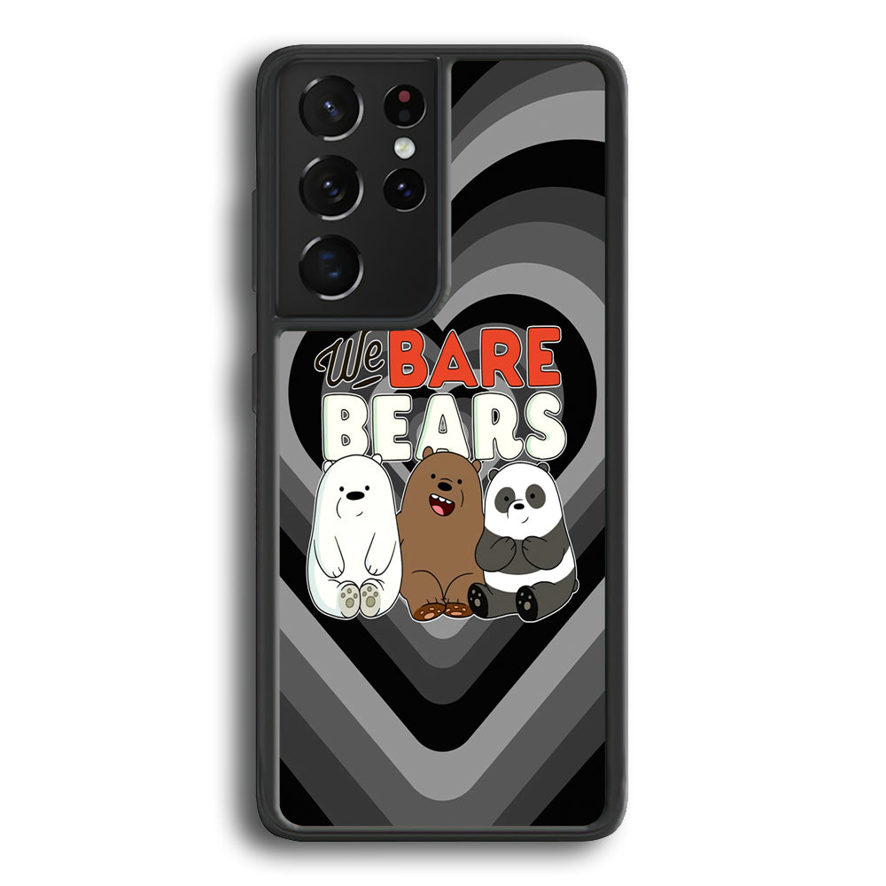Bare Bears Loving Another Samsung Galaxy S21 Ultra Case - Carneyforia