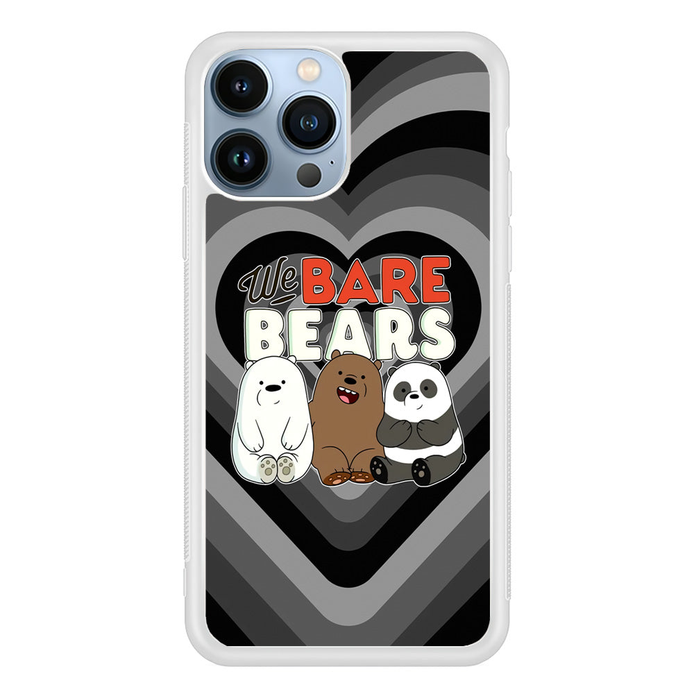 Bare Bears Loving Another iPhone 13 Pro Max Case