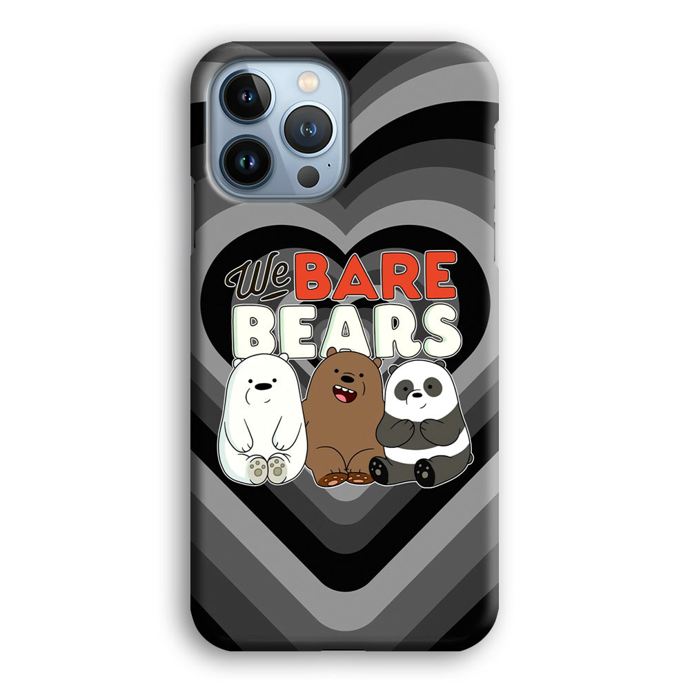 Bare Bears Loving Another iPhone 13 Pro Max Case