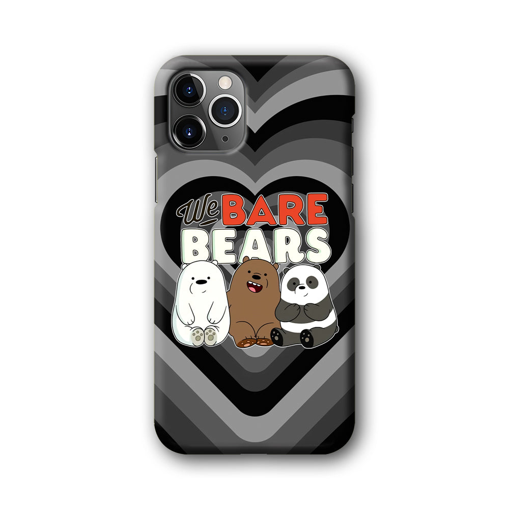 Bare Bears Loving Another iPhone 11 Pro Max Case