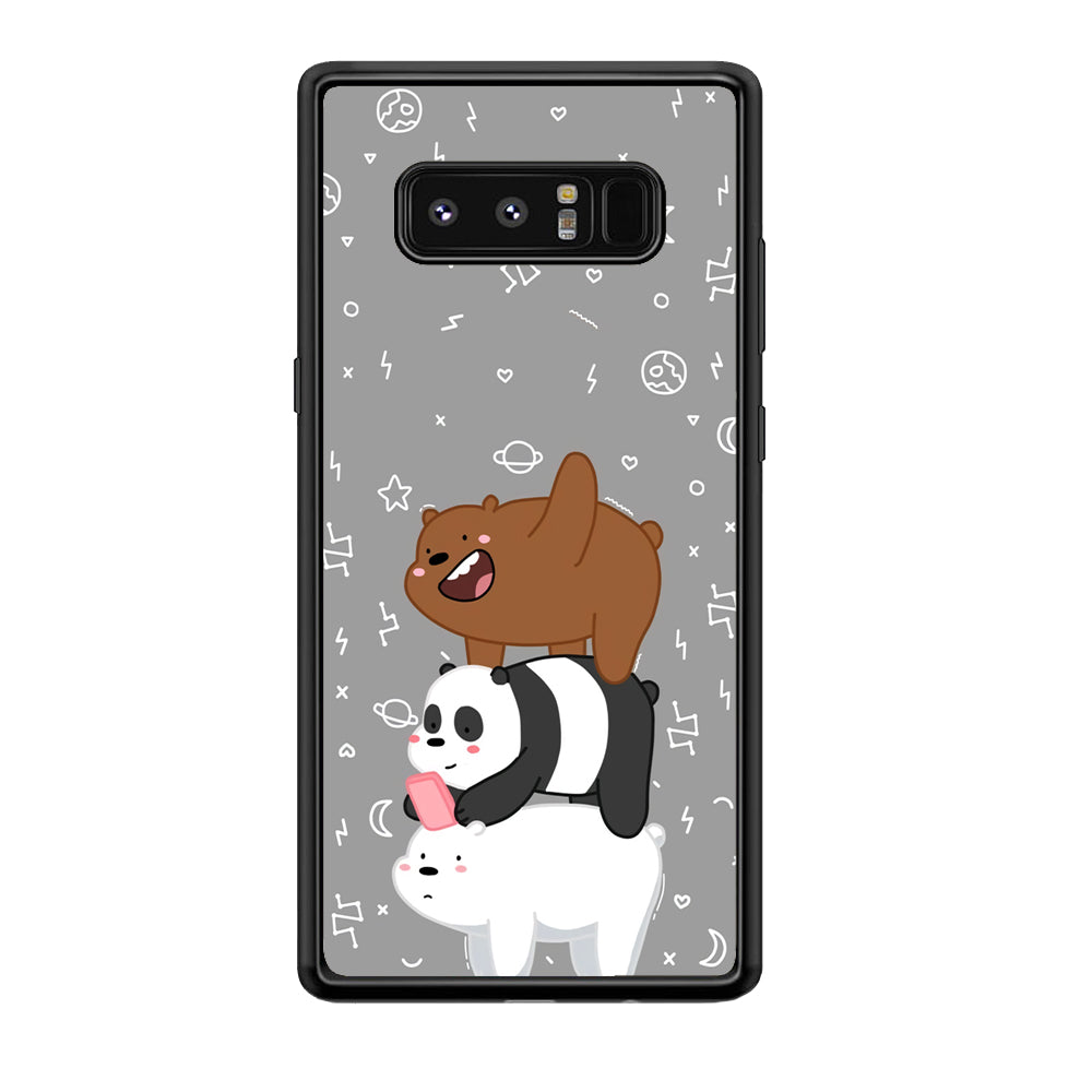 Bare Bears Night Walk Samsung Galaxy Note 8 Case