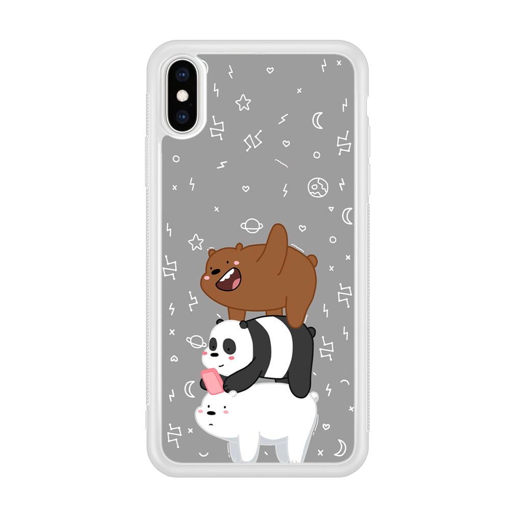 Bare Bears Night Walk iPhone XS Case