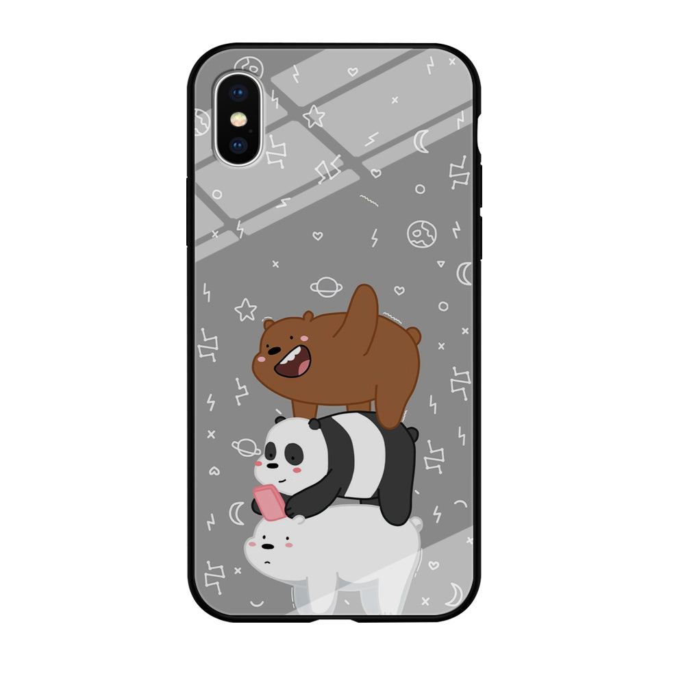 Bare Bears Night Walk iPhone XS Case