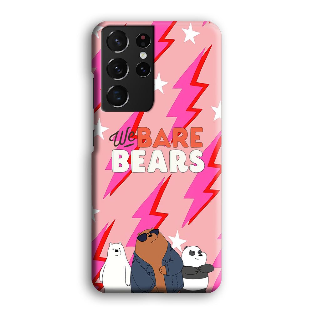 Bare Bears Shine Star Samsung Galaxy S21 Ultra Case