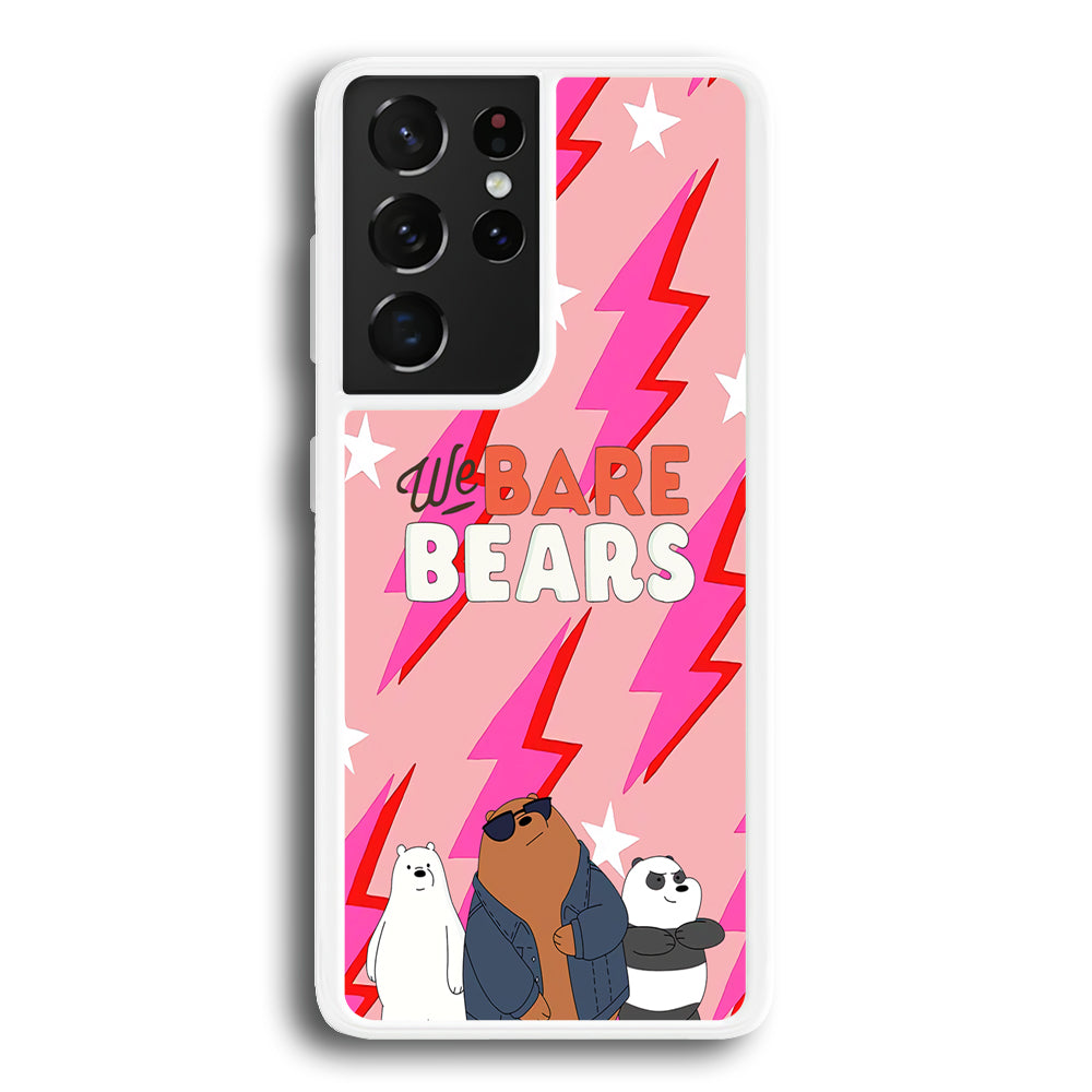 Bare Bears Shine Star Samsung Galaxy S21 Ultra Case