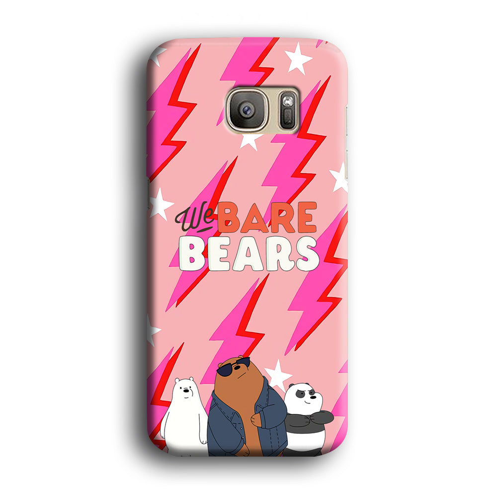 Bare Bears Shine Star Samsung Galaxy S7 Edge Case
