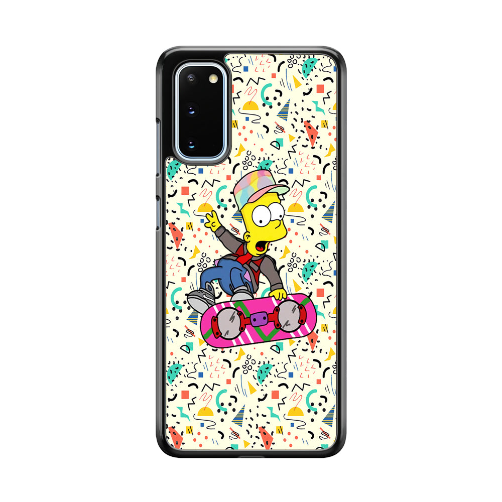 Bart Flying Board Jump Trick Samsung Galaxy S20 Case Default Title