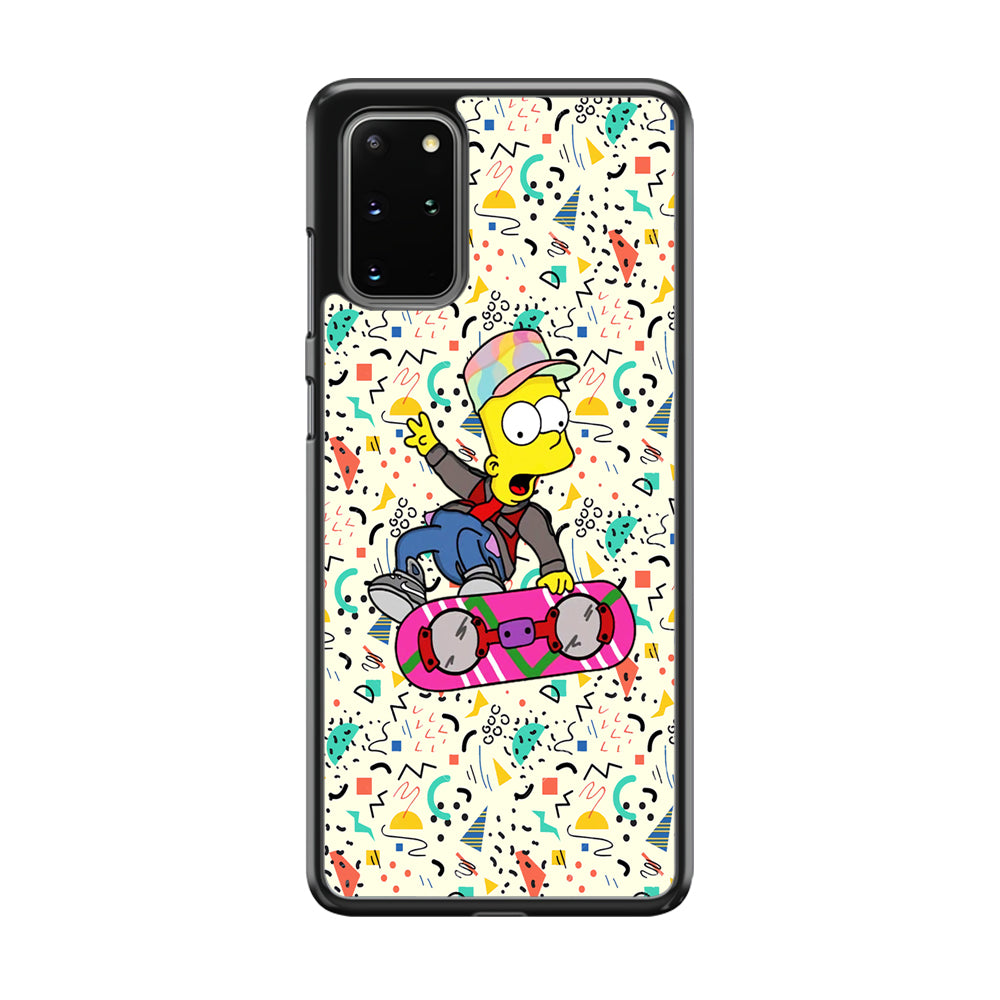 Bart Flying Board Jump Trick Samsung Galaxy S20 Plus Case