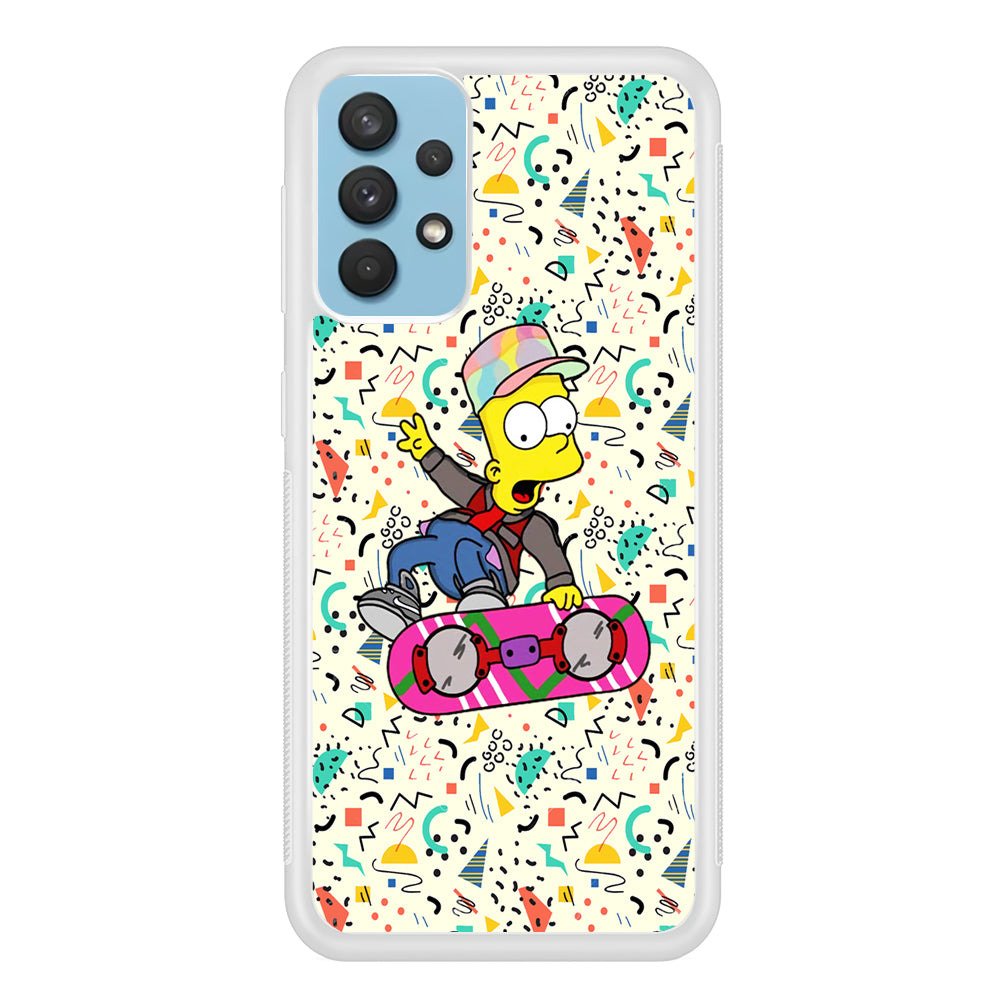 Bart Flying Board Jump Trick Samsung Galaxy A32 Case