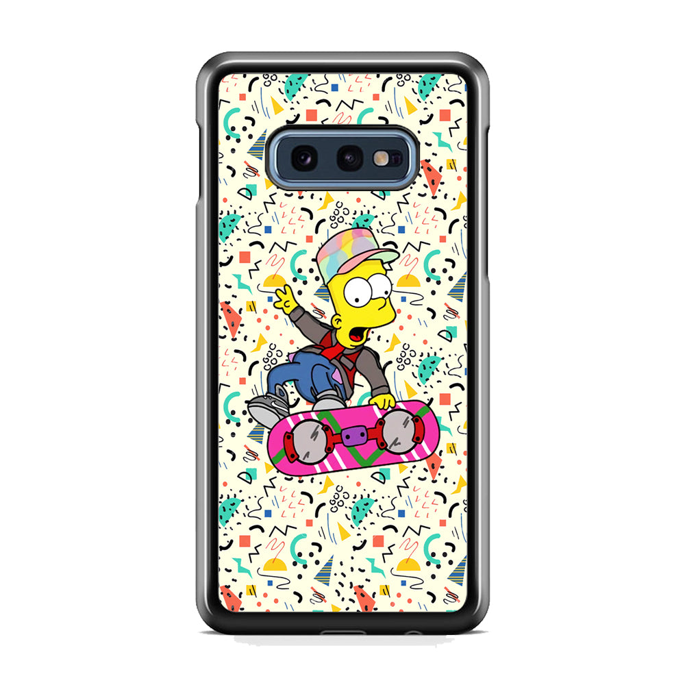 Bart Flying Board Jump Trick Samsung Galaxy S10E Case