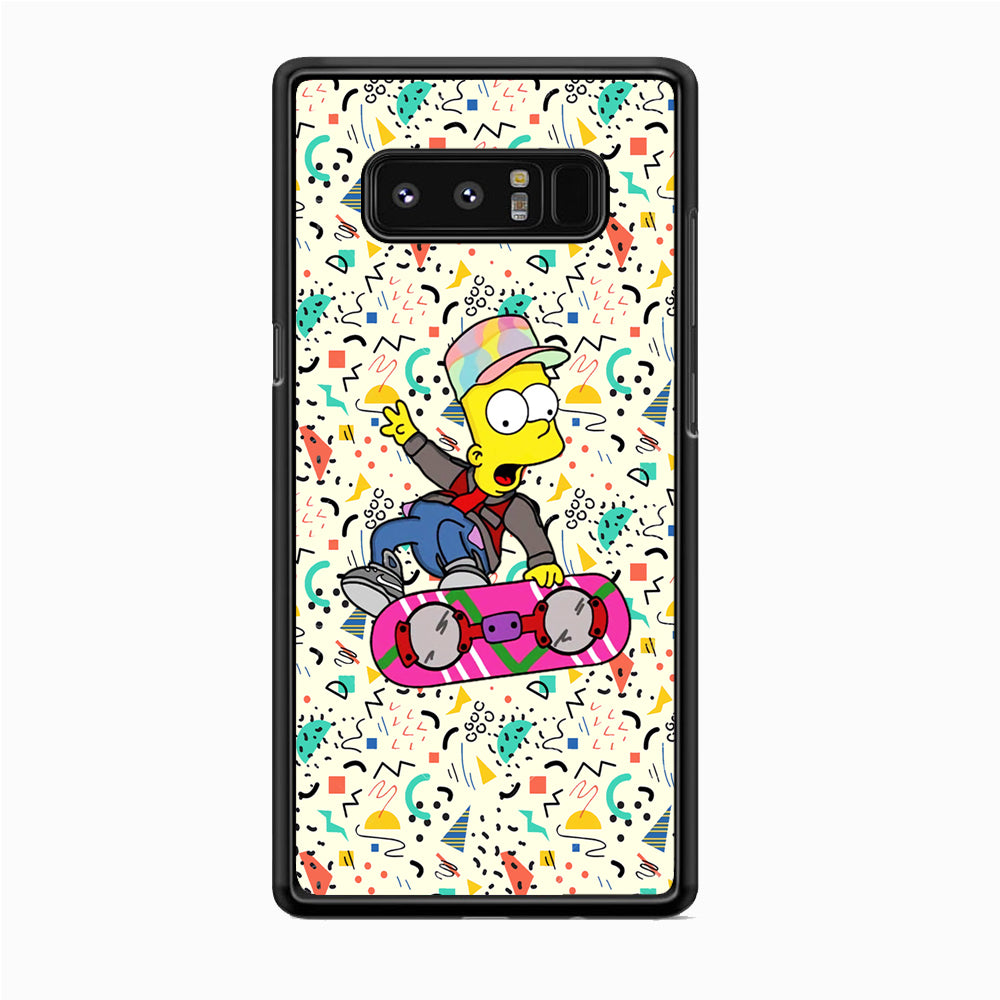 Bart Flying Board Jump Trick Samsung Galaxy Note 8 Case