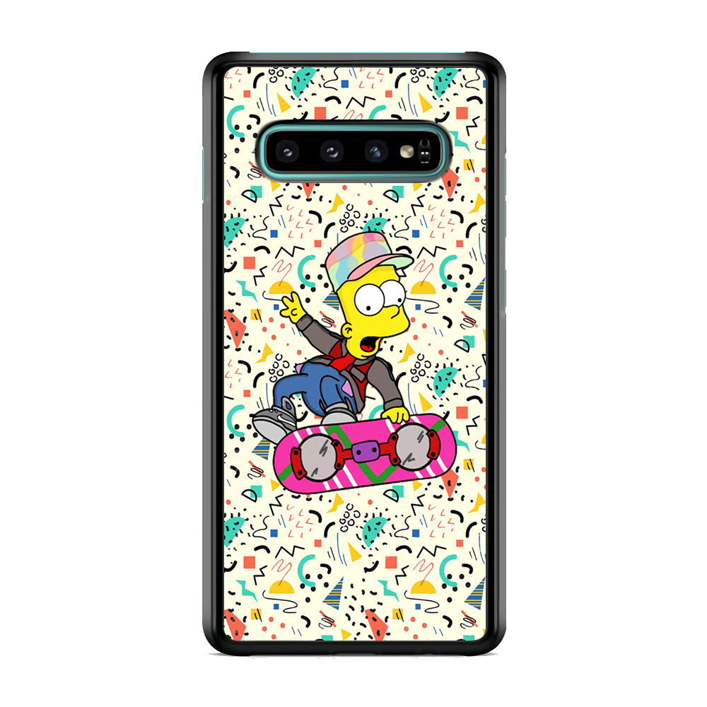 Bart Flying Board Jump Trick Samsung Galaxy S10 Case