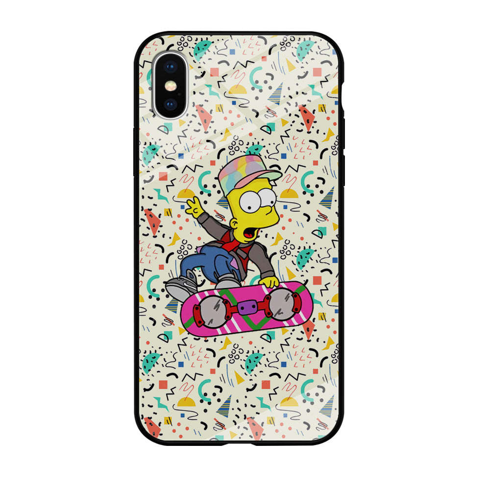 Bart Flying Board Jump Trick iPhone X Case