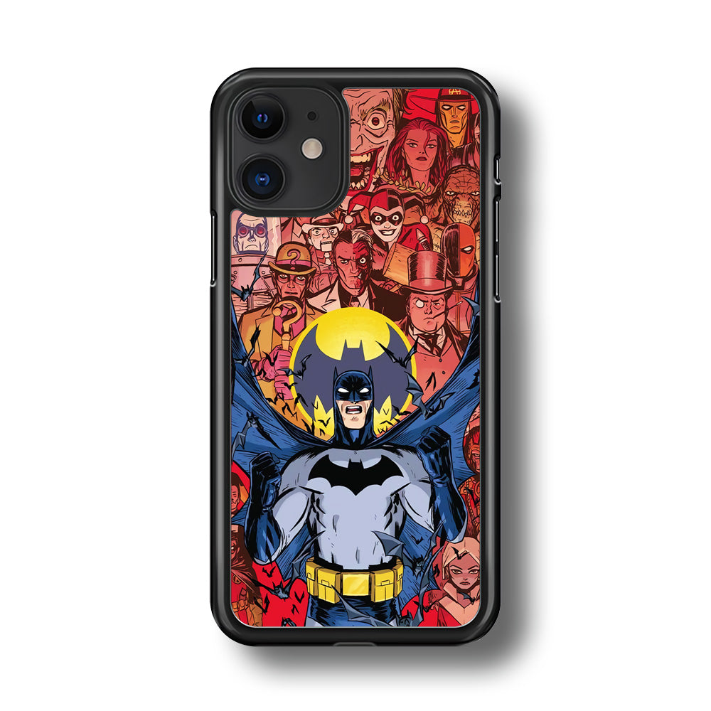 Batman Collage of Expression iPhone 11 Case