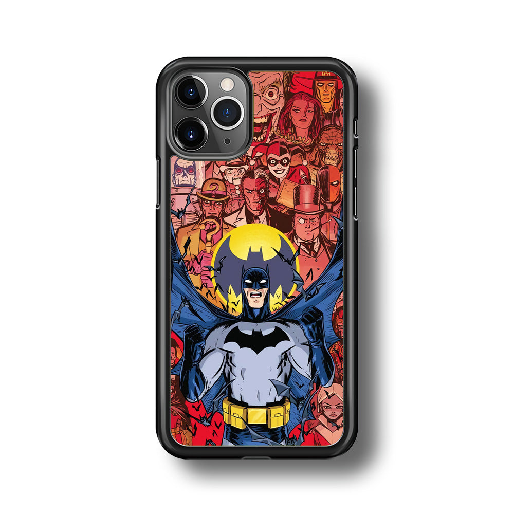 Batman Collage of Expression iPhone 11 Pro Case