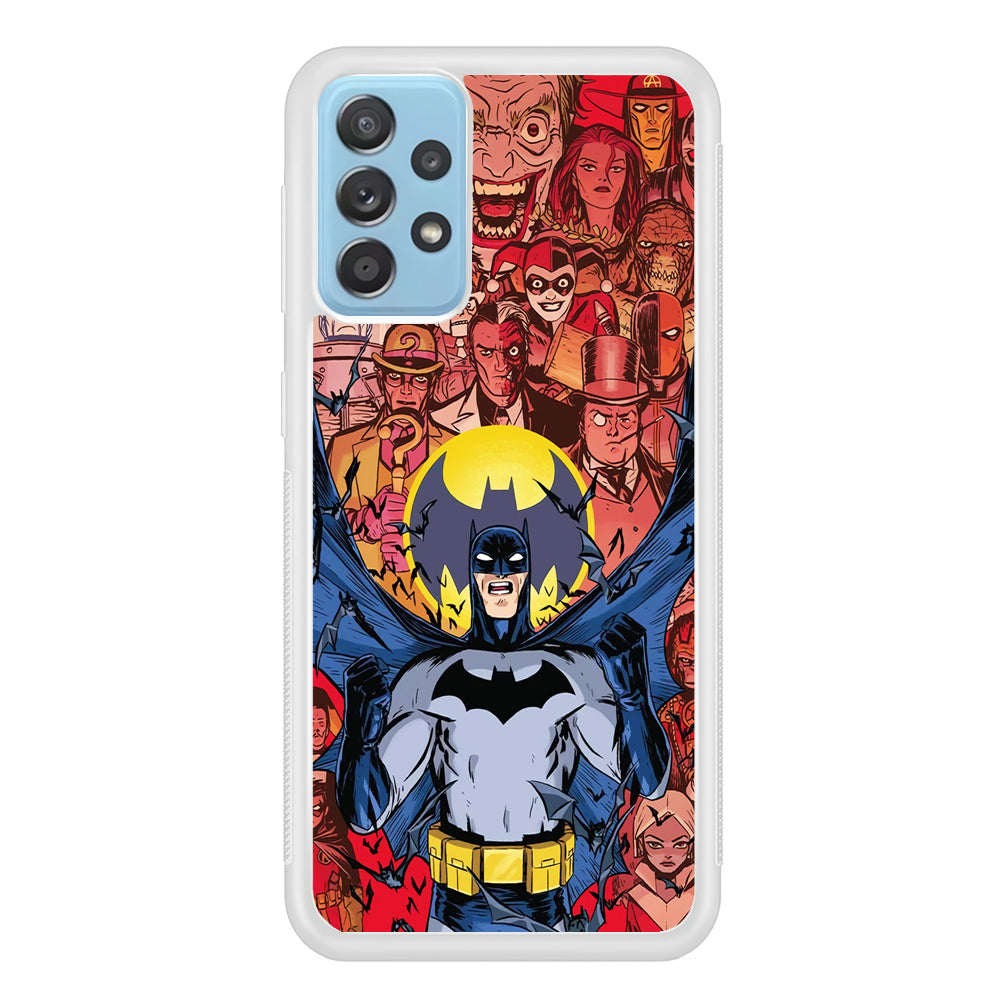 Batman Collage of Expression Samsung Galaxy A52 Case