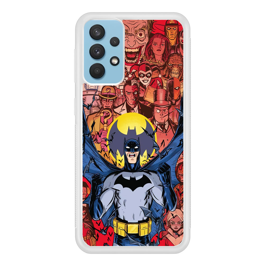 Batman Collage of Expression Samsung Galaxy A32 Case