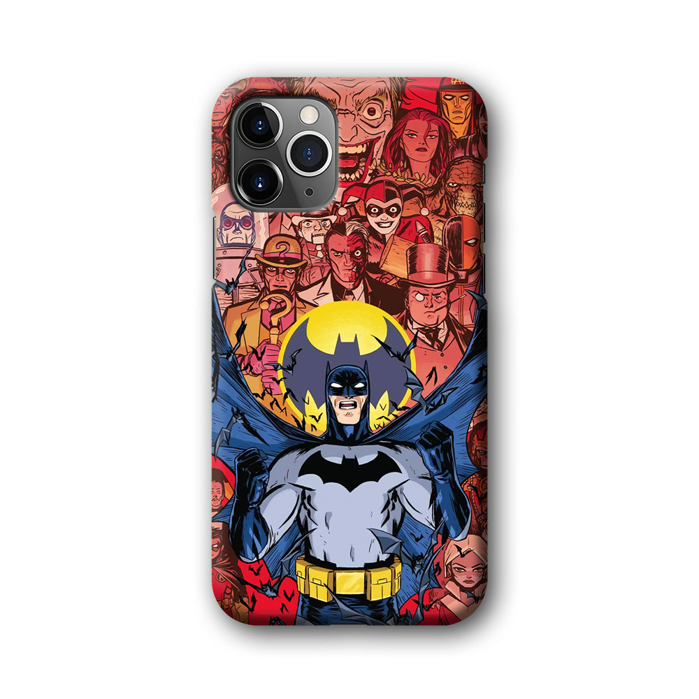 Batman Collage of Expression iPhone 11 Pro Case