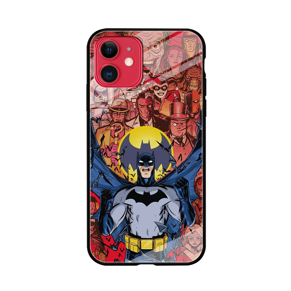 Batman Collage of Expression iPhone 11 Case