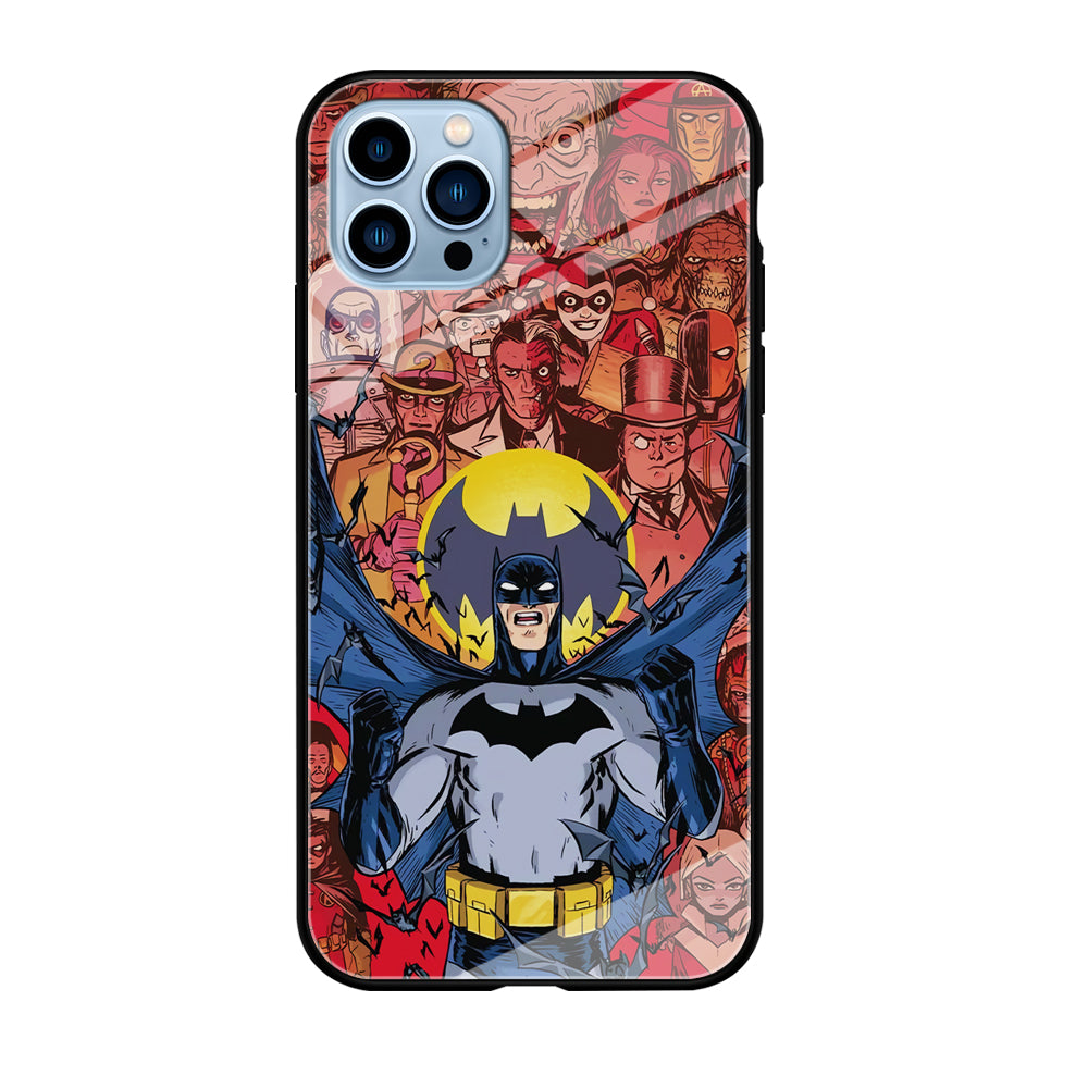 Batman Collage of Expression iPhone 12 Pro Case