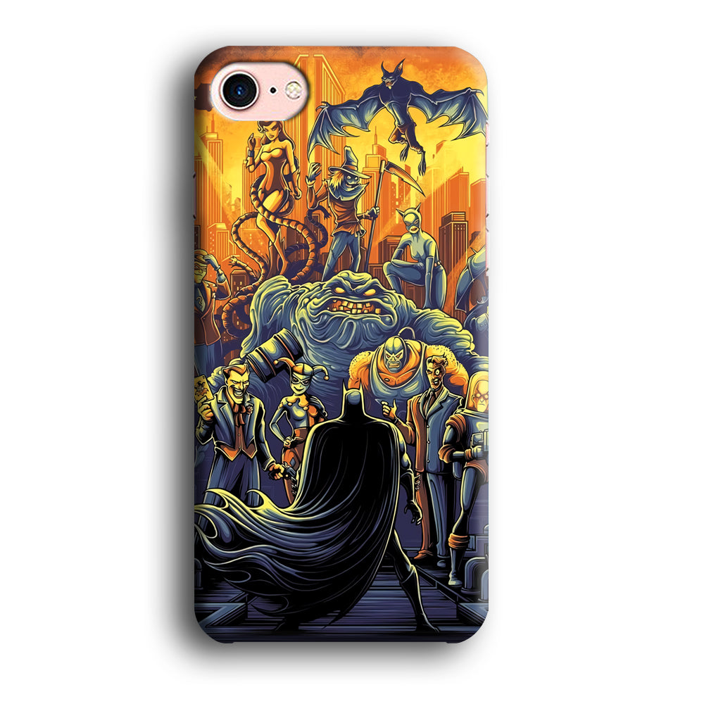 Batman Enemy's Assemble iPhone 8 Case