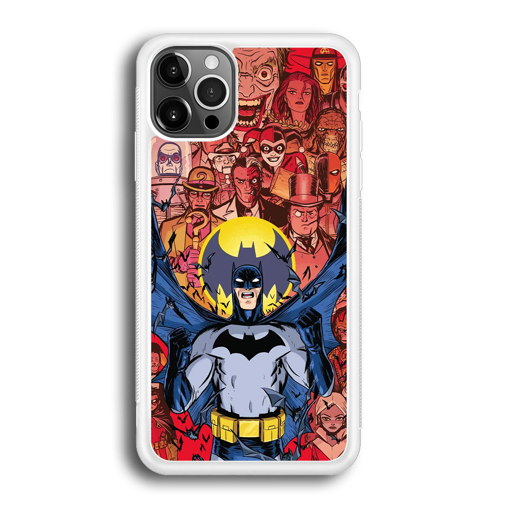 Batman Collage of Expression iPhone 12 Pro Max Case