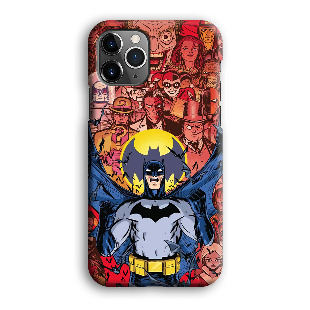 Batman Collage of Expression iPhone 12 Pro Max Case