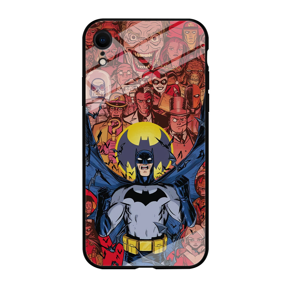 Batman Collage of Expression iPhone XR Case