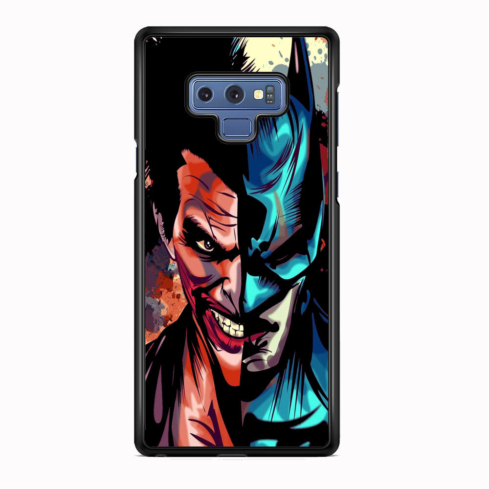 Batman Half Face Joker Samsung Galaxy Note 9 Case - carneyforia