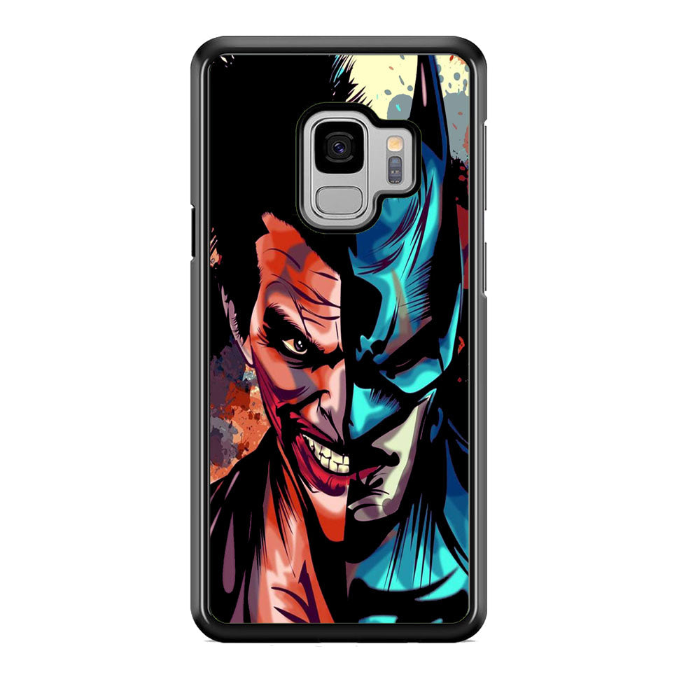 Batman Half Face Joker Samsung Galaxy S9 Case Default Title