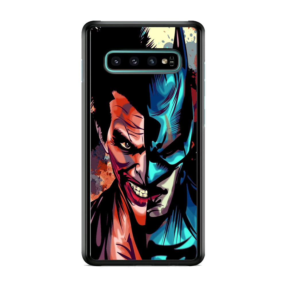 Batman Half Face Joker Samsung Galaxy S10 Plus Case - carneyforia