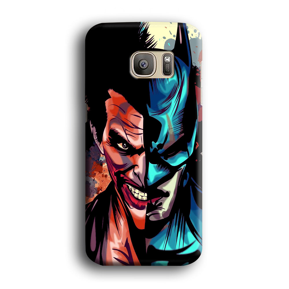 Batman Half Face Joker Samsung Galaxy S7 Case - carneyforia