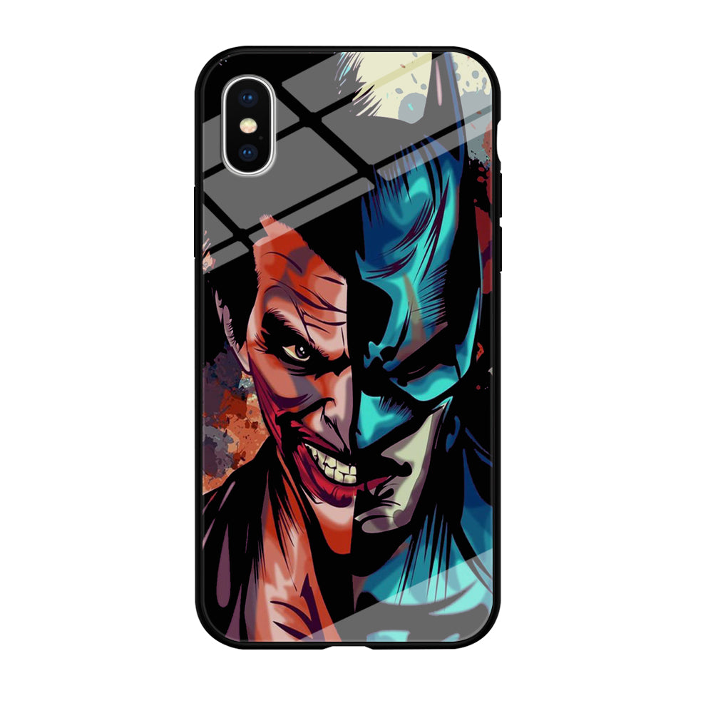 Batman Half Face Joker iPhone X Case