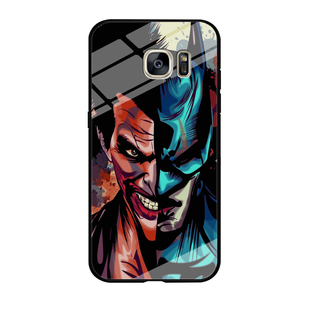 Batman Half Face Joker Samsung Galaxy S7 Edge Case - carneyforia