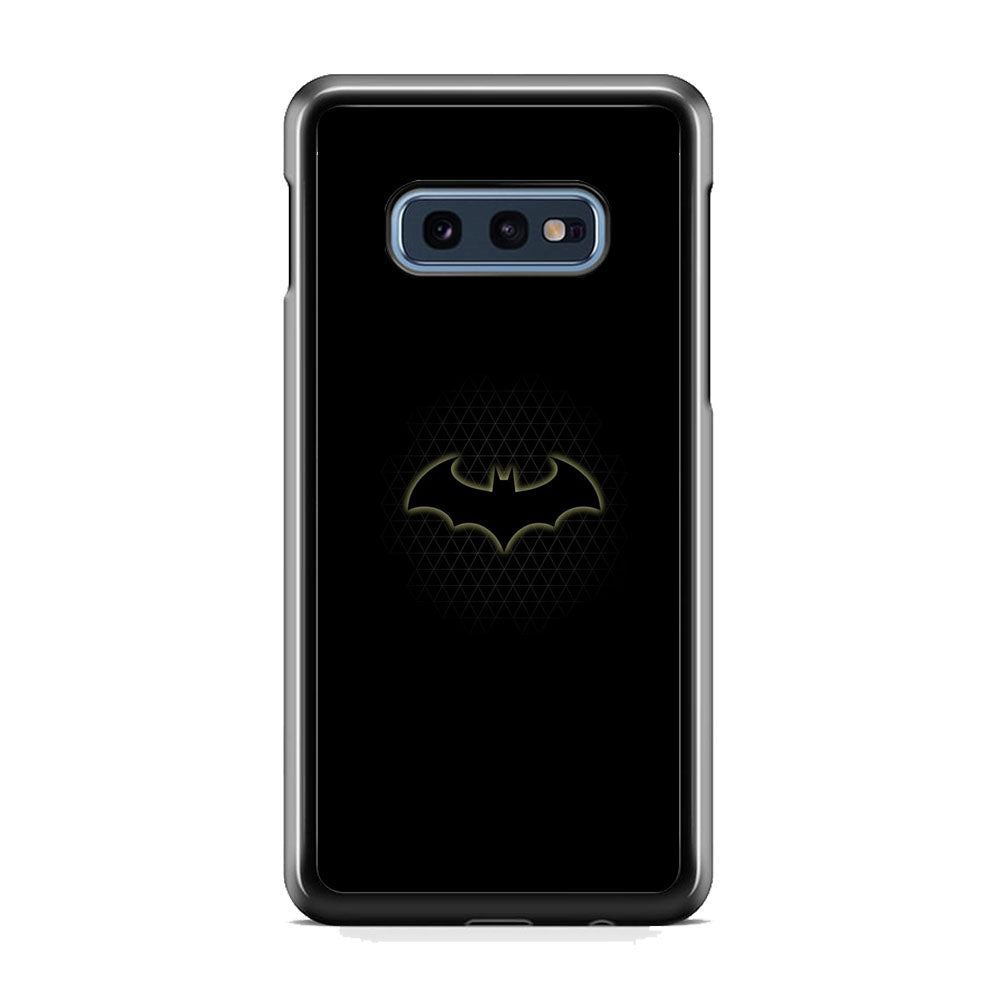 Batman Logo Simple Black Samsung Galaxy S10E Case - carneyforia