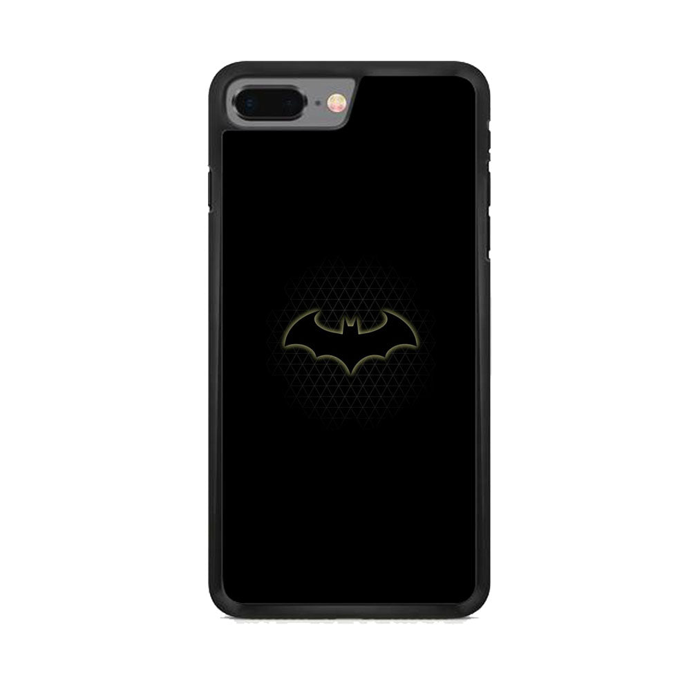 Batman Logo Simple Black iPhone 8 Plus Case
