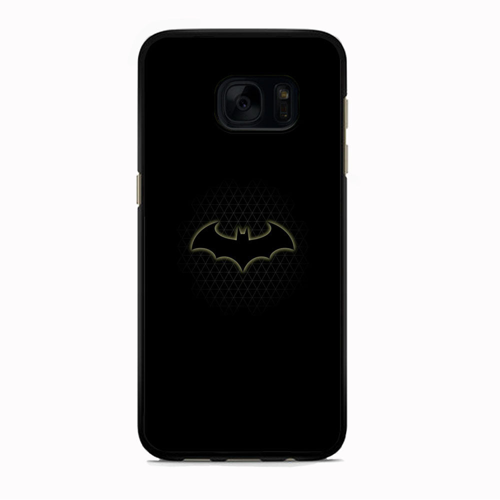 Batman Logo Simple Black Samsung Galaxy S7 Case - carneyforia