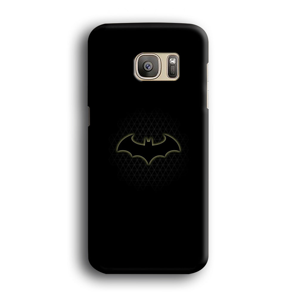 Batman Logo Simple Black Samsung Galaxy S7 Case - carneyforia