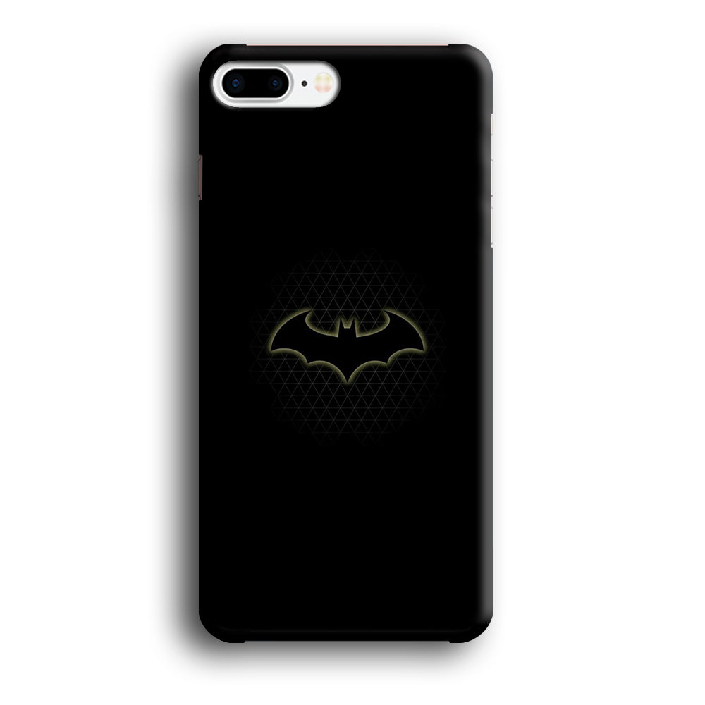 Batman Logo Simple Black iPhone 8 Plus Case