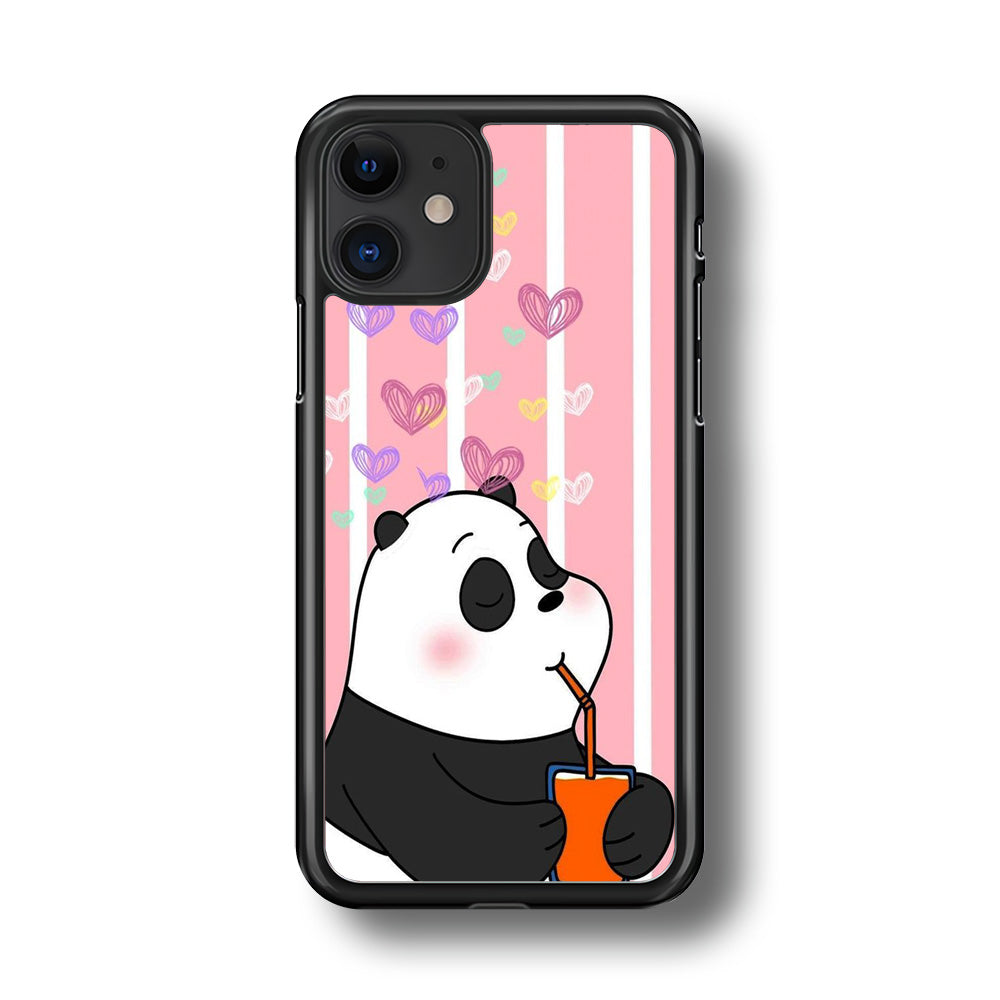 Bear Bare Enjoy Drinking iPhone 11 Case