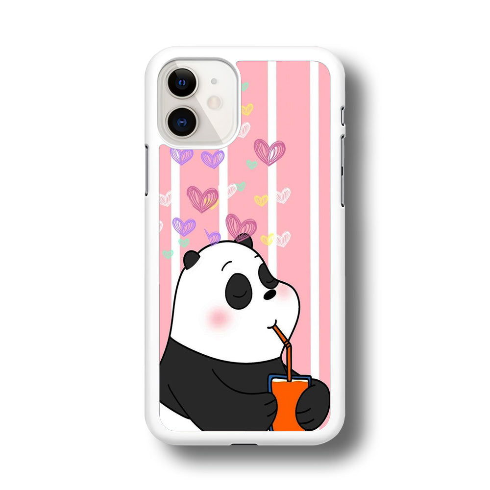 Bear Bare Enjoy Drinking iPhone 11 Case