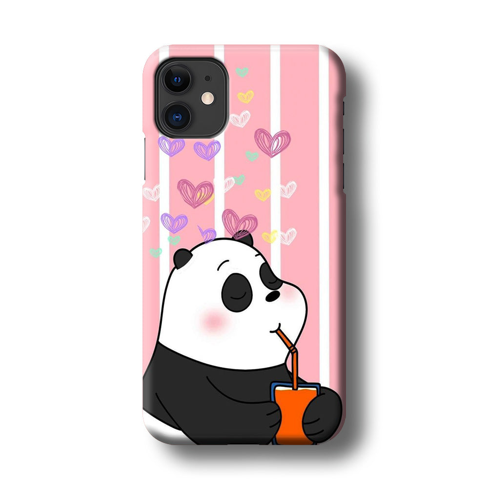 Bear Bare Enjoy Drinking iPhone 11 Case