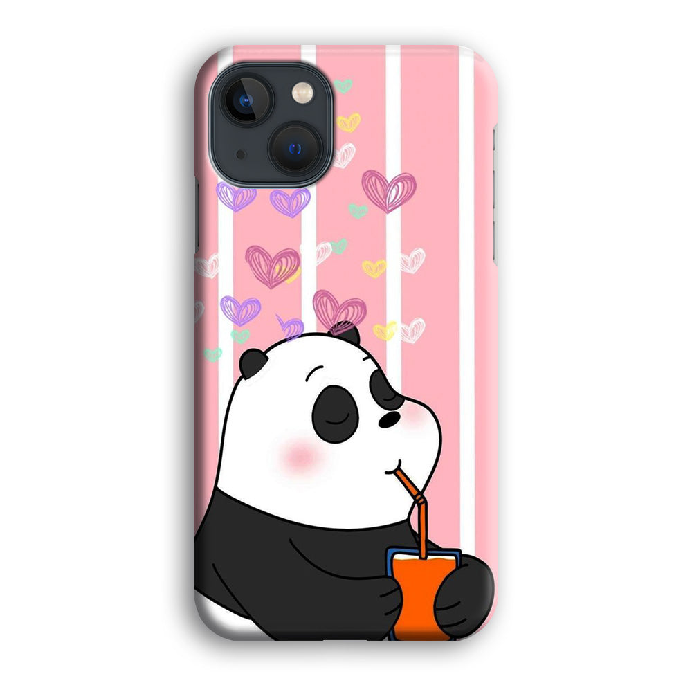 Bear Bare Enjoy Drinking iPhone 13 Case