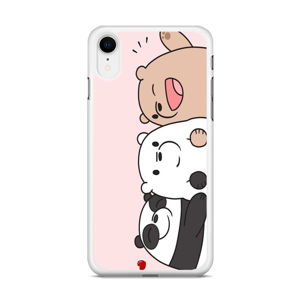 Bear Bare Best Friends iPhone XR Case