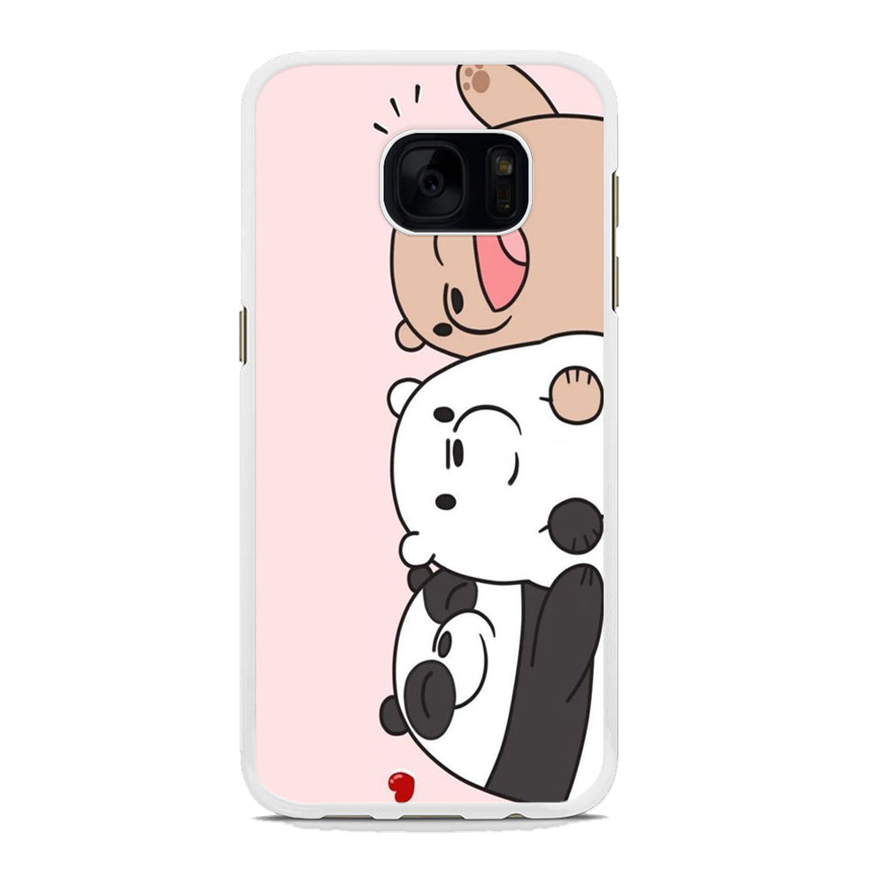 Bear Bare Best Friends Samsung Galaxy S7 Edge Case