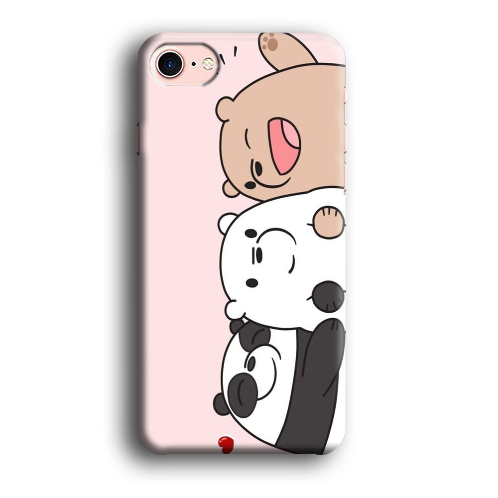 Bear Bare Best Friends iPhone 8 Case