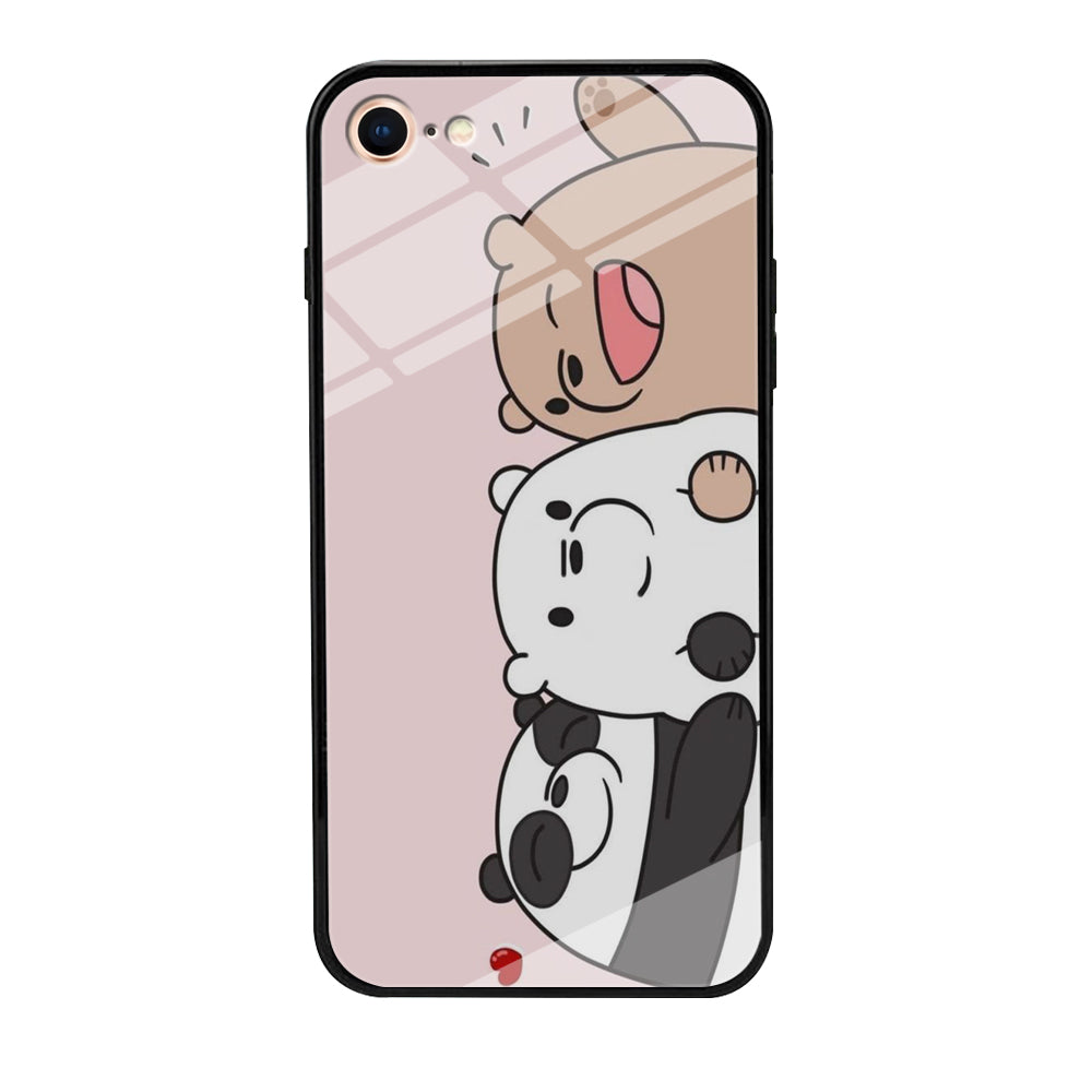 Bear Bare Best Friends iPhone 8 Case