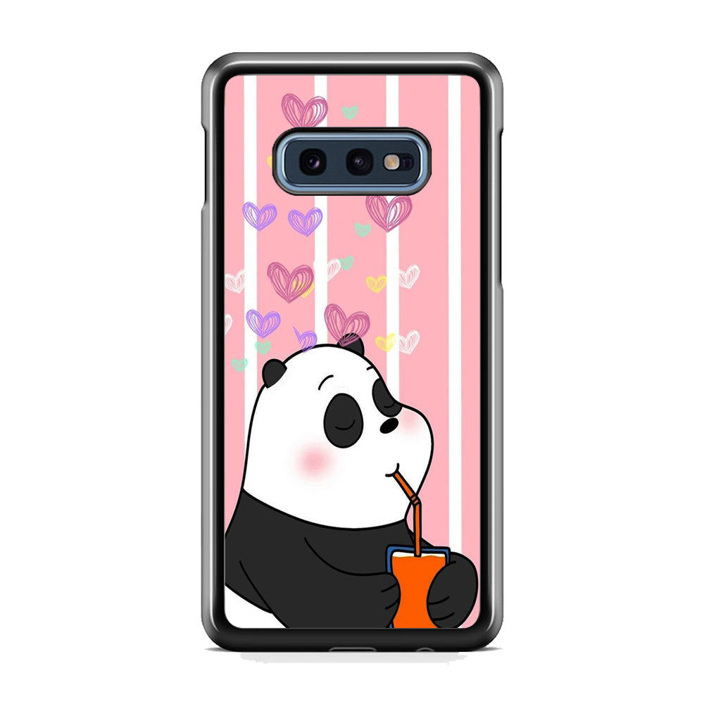 Bear Bare Enjoy Drinking Samsung Galaxy S10E Case