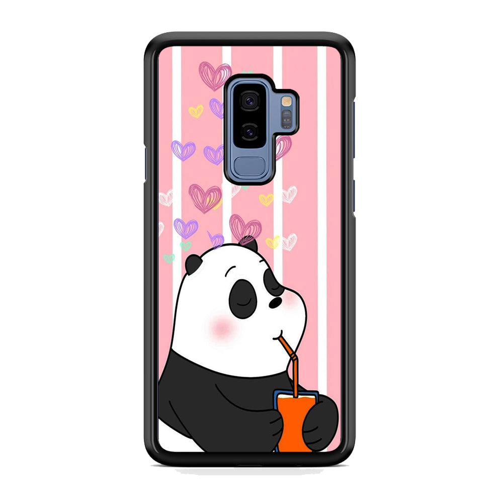 Bear Bare Enjoy Drinking Samsung Galaxy S9 Plus Case